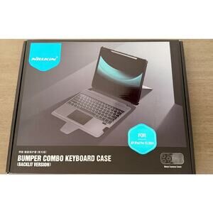 Nillkin Premium iPad Pro 13" 2024 Bumper Combo Backlit Keyboard Case Black New